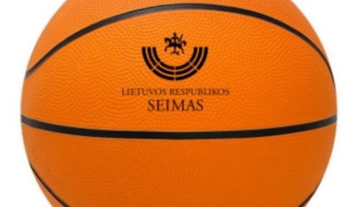 Ball with logo
